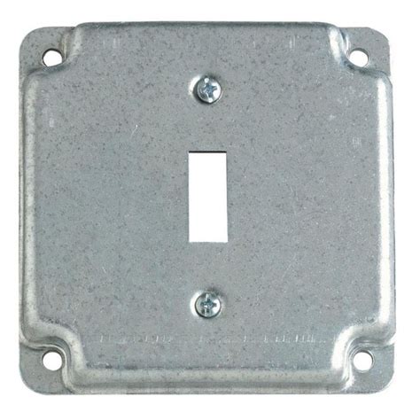 steel city 1-gang square metal electrical box cover|steel city switch box catalog.